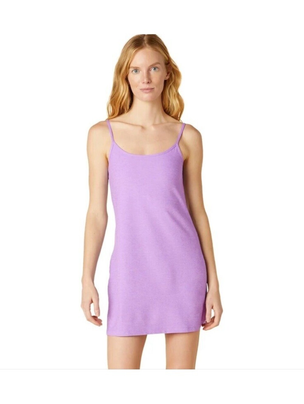 Beyond Yoga Spacedye Essentials Dress Light Purple Size M Pickleball Tennis EUC